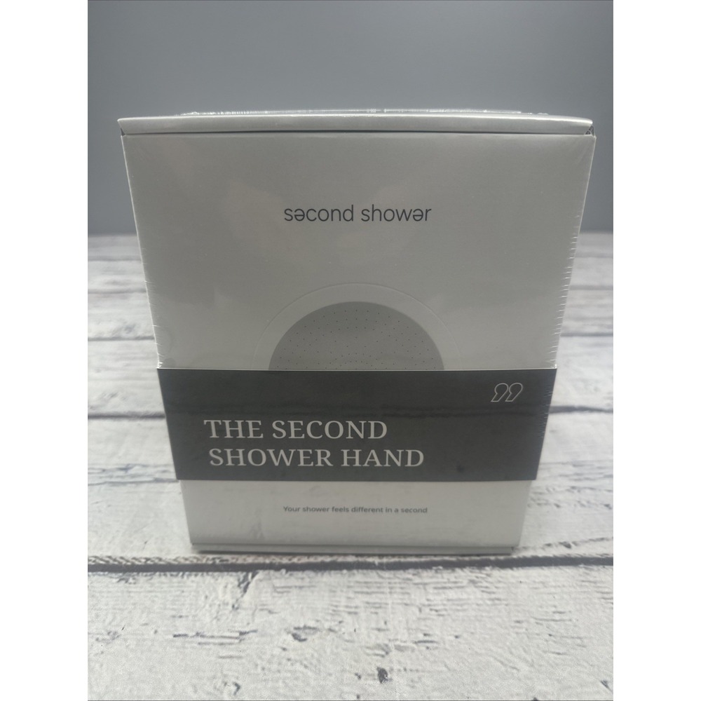 SecondShower Filtered Shower Hand -Clinically Proven for Skin Health, Sealed NEW